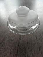 Vintage glazen bonbon/snoep schaaltje met deksel, Ophalen of Verzenden, Zo goed als nieuw