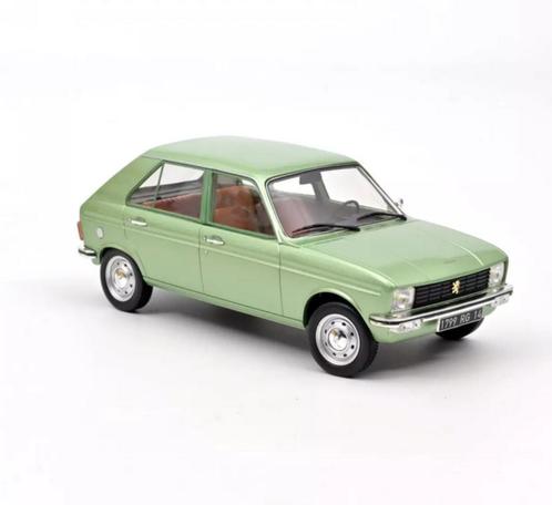 Peugeot 104 GL groen met.1977 lim.ed. 1/18 NOREV ref: 184901, Hobby en Vrije tijd, Modelauto's | 1:18, Nieuw, Auto, Norev, Verzenden