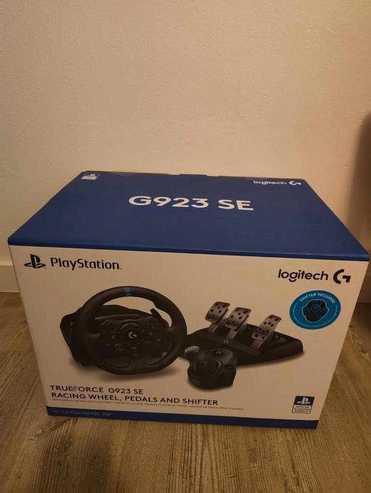 Logitech G923 racestuur met Driving Force-versnellingspook, Spelcomputers en Games, Spelcomputers | Sony PlayStation Consoles | Accessoires