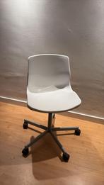 Witte bureaustoel, Huis en Inrichting, Ophalen, Gebruikt, Wit, Bureaustoel