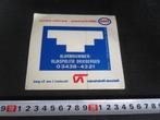 sticker Raamsticker RIJKSPOLITIE DRIEBERGEN ESSO Nat Ned, Verzamelen, Ophalen, Zo goed als nieuw, Bedrijf of Vereniging