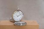 zakhorloge fraai gedecoreerd, Sieraden, Tassen en Uiterlijk, Horloges | Heren, Overige merken, Zakhorloge, Staal, Overige materialen