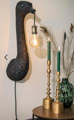 Struisvogel wandlamp zwart, Ophalen of Verzenden, Zo goed als nieuw