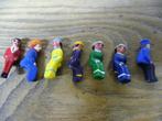 7 zitfiguren voor Spoor 0 rijtuigen, Antiek en Kunst, Ophalen of Verzenden