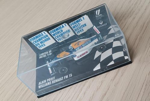 Micro champs Formule 1993 Alain Prost Williams Renault FW 15, Hobby en Vrije tijd, Modelauto's | 1:18, Gebruikt, Auto, MiniChamps