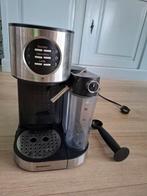Silvercrest Espresso machine met melkopschuimer piston, Ophalen of Verzenden, Zo goed als nieuw, Espresso apparaat