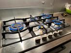 5-pits gasfornuis (75x50cm) in goede staat, Witgoed en Apparatuur, Fornuizen, Ophalen, Gebruikt, 60 cm of meer, Inbouw