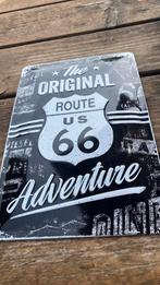 Route 66 bordje, Ophalen of Verzenden, Zo goed als nieuw, Reclamebord