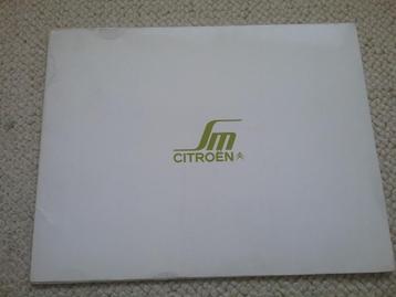 Citroën SM folder/ brochure juli 1971  beschikbaar voor biedingen