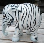 Elephant Parade Olifant "White Tiger" 10 cm hoog, Ophalen of Verzenden, Zo goed als nieuw, Dier
