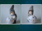 Poppetje met sneeuwbal groot met led p/st., Ophalen of Verzenden, Nieuw