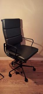 Lederen design bureaustoel van cavel design Cavel CD 219, Ophalen, Zwart, Zo goed als nieuw, Bureaustoel
