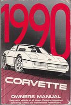 Corvette Chevrolet Owner manual 1990, Verzenden