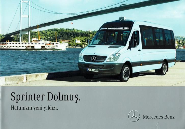 Folder Mercedes-Benz Sprinter Dolmuș (uit Turkije - 2011), Boeken, Auto's | Folders en Tijdschriften, Gelezen, Mercedes, Verzenden