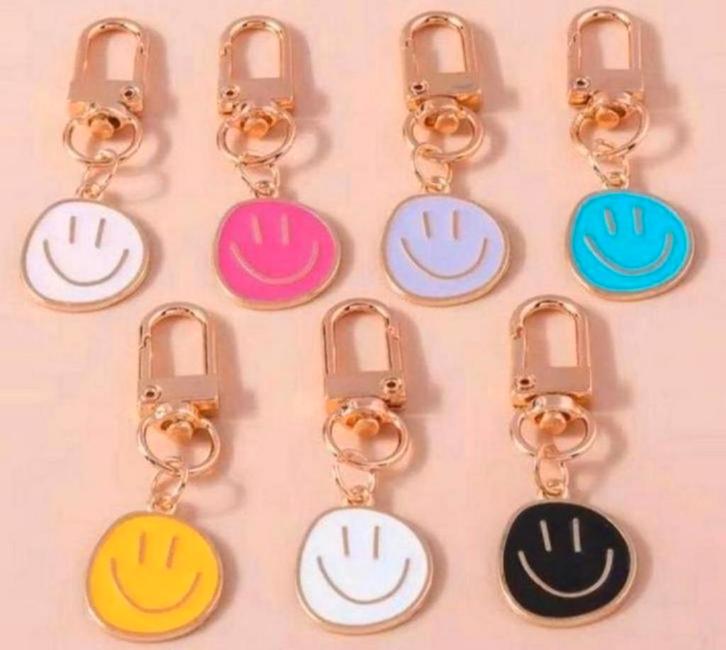 Smiley sleutelhanger of (school)tashanger., Verzamelen, Sleutelhangers, Nieuw, Ophalen of Verzenden