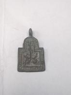 Middeleeuws Bronzen Kruisvaarders Hanger, Antiek en Kunst, Ophalen of Verzenden