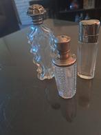 3 parfum flesjes zilver gemerkt, Antiek en Kunst, Verzenden, Zilver