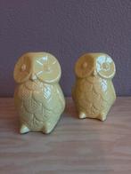 2 Uilen Kaarsen Houders, Huis en Inrichting, Woonaccessoires | Kandelaars en Kaarsen, Ophalen of Verzenden, Zo goed als nieuw