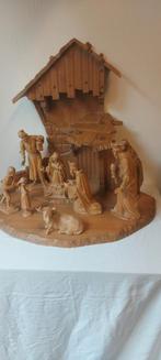 Vintage Kerststal Oberammergau Houtsnijwerk, Antiek en Kunst, Kunst | Beelden en Houtsnijwerken, Ophalen of Verzenden