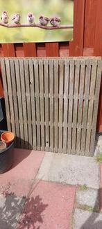 5 vlonders smalle lat. 100x100, Tuin en Terras, Ophalen, Zo goed als nieuw, Hout
