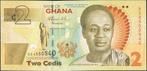 Ghana 2 cedis 2010 XF p.374Aa (nr 88), Postzegels en Munten, Bankbiljetten | Afrika, Los biljet, Overige landen, Verzenden