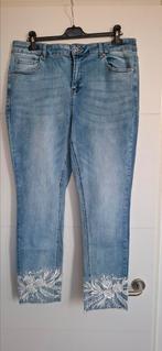 36)Te koop nieuwe jeans/spijkerbroek  bewerkte broek maat 46, Monday, Blauw, Overige jeansmaten, Nieuw