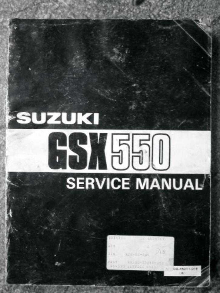 Suzuki GSX550 1983-1984 Service Manual, Motoren, Handleidingen en Instructieboekjes, Suzuki, Verzenden