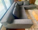 Grote hoekbank Design on Stock donkergrijs met 4 kussens, Huis en Inrichting, Ophalen, Gebruikt