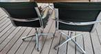 4 x  REPLICA /STIJL idee Eames Zwart alu stoel /chroom, Huis en Inrichting, Stoelen, Ophalen of Verzenden, Gebruikt, Zwart, Vier