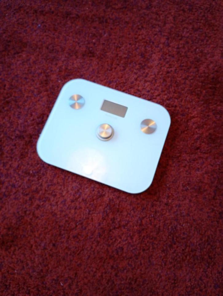 Kinetische personen weegschaal met lichaamsanalyse BMI meter, Witgoed en Apparatuur, Weegschalen, Zo goed als nieuw, Digitaal