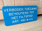 Verkeersbord / verbodsbord 'Verboden toegang.....' jaren 90, Ophalen of Verzenden