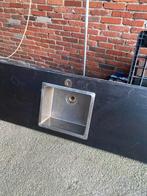 Aanrecht bak met wasbak gratis 2,40 meter, Huis en Inrichting, Keuken | Keukenelementen, Ophalen of Verzenden, Zo goed als nieuw