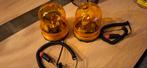 2 Amber Zwaailichten 12V, Ophalen of Verzenden, Gebruikt