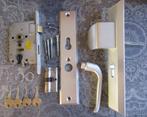 compleet LIPS deurbeslag met inbouwslot sleutels en cilinder, Ophalen of Verzenden, Gebruikt, IJzer, Slot