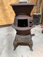 Houtkachel voor schuur, garage of mancave, Ophalen, Potkachel, Gebruikt, Vrijstaand