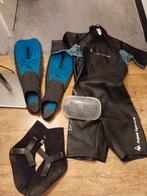 Compleet duik/snorkelset flippers 38/39 wetsuit xl, Watersport en Boten, Duiken, Ophalen of Verzenden, Duikpak, Zo goed als nieuw