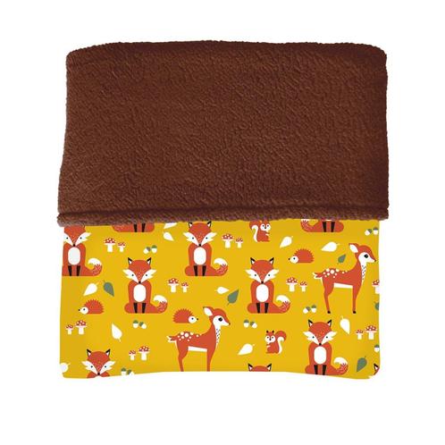 Ledikantdeken Teddydeken Vos Okergeel ANNIdesign 150x100, Kinderen en Baby's, Dekens, Slaapzakjes en Inbakerproducten, Nieuw, Deken