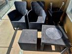 Tuinmeubelen set, Tuin en Terras, Tuinsets en Loungesets, Kunststof, Zo goed als nieuw, Loungeset, Hocker