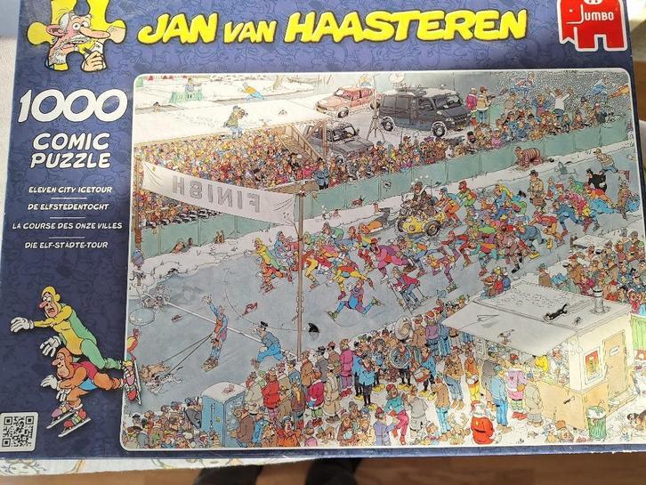 2 x Jan van Haasteren puzzel 1000 stukjes, Hobby en Vrije tijd, Denksport en Puzzels, Zo goed als nieuw, Legpuzzel, 500 t/m 1500 stukjes