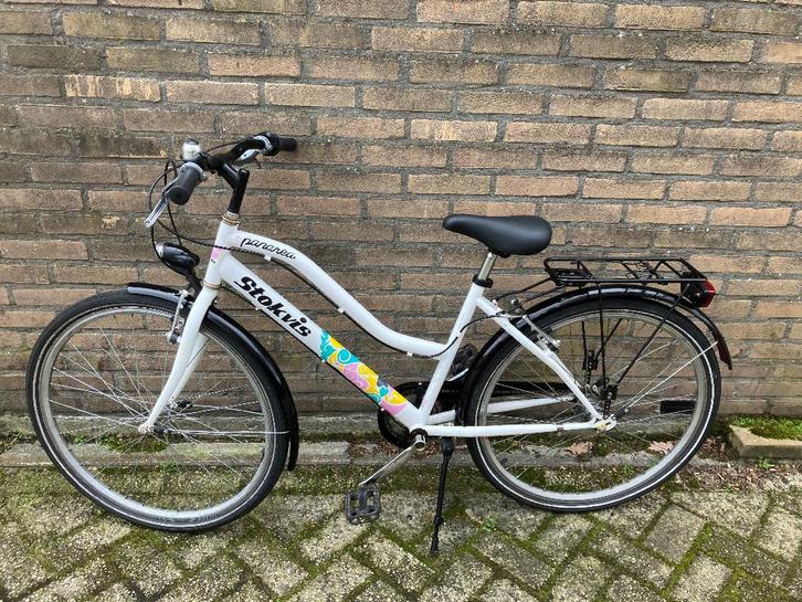 Fiets 26 inch, Fietsen en Brommers, Fietsen | Meisjes, Gebruikt, 26 inch of meer, Handrem, Versnellingen, Ophalen of Verzenden