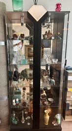 Vitrinekast - Glas / Hout 190x82x40 cm, Ophalen, 50 tot 100 cm, 150 tot 200 cm, 25 tot 50 cm
