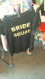 Bride Squad T-shirt - Maat XXL, Zwart, Maat 46/48 (XL) of groter, Ophalen of Verzenden, Zo goed als nieuw
