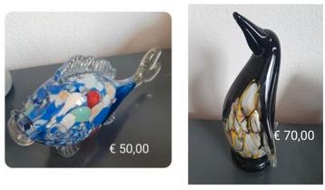 2 x Glas objecten - ophalen beschikbaar voor biedingen