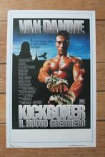 filmaffiche Jean-Claude Van Damme Kickboxer filmposter, Verzamelen, Ophalen of Verzenden, A1 t/m A3, Zo goed als nieuw, Rechthoekig Staand