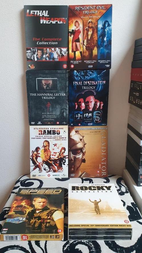 diverse collectors items €2,50 per stuk, Rambo €4,00 - setpr, Cd's en Dvd's, Dvd's | Tv en Series, Zo goed als nieuw, Vanaf 16 jaar