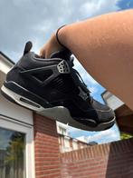 Jordan 4 black canvas, Kleding | Heren, Schoenen, Ophalen of Verzenden, Zo goed als nieuw, Zwart