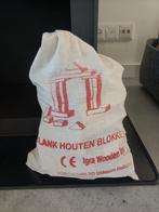 Houten Speelblokken Igra Wooden Toys, Ophalen of Verzenden, Zo goed als nieuw, Overige merken