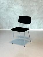 Gispen 1262 eetkamerstoel Cordemeyer vintage eettafelstoel, Huis en Inrichting, Stoelen, Gebruikt, Zwart, Vintage, Ophalen of Verzenden