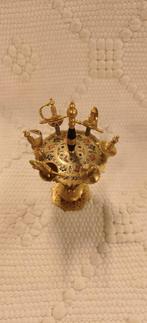 Vintage cocktail prikkers toledo zwaarden goud, Ophalen, Gebruikt, Glas, Nvt