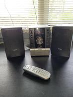 philips  cd radio usb speler zwarte boxen +afstandsbediening, Philips, Ophalen of Verzenden, Zo goed als nieuw, Microset